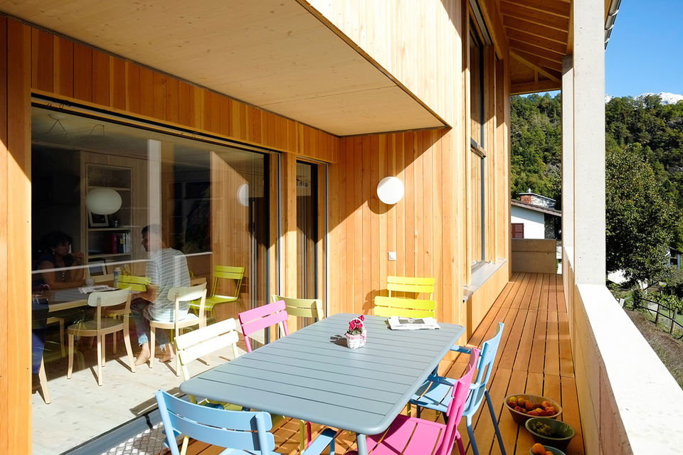 Holzhaus in Castaneda